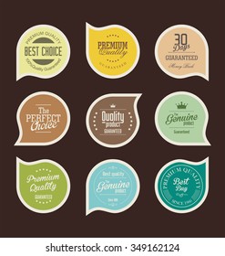 Modern badges collection