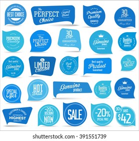 Modern badges collection