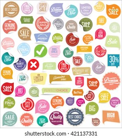 Modern badges collection