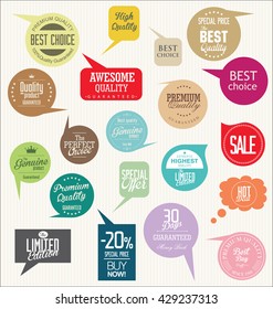 Modern badges and labels collection