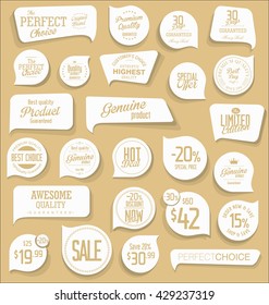 Modern badges and labels collection