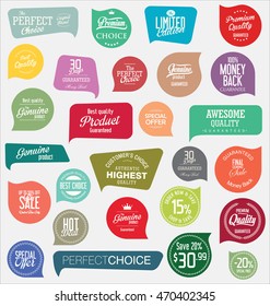 Modern badges and labels collection