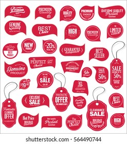 Modern badges and labels collection