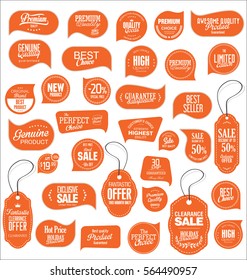 Modern badges and labels collection