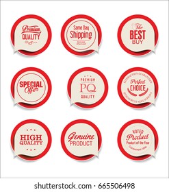 Modern badges and labels collection