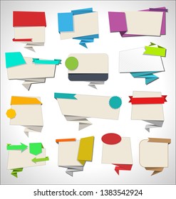 Modern badges stickers and labels collection