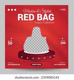 Modern Bag collection social media post design