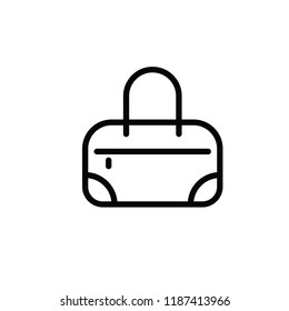 Modern bag icon