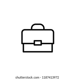 Modern bag icon