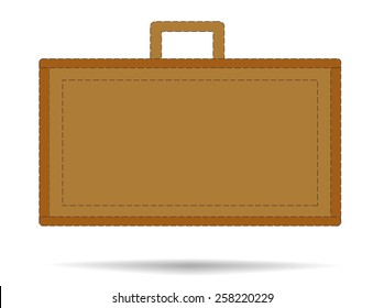 Modern baggage on white background. Vector illustration