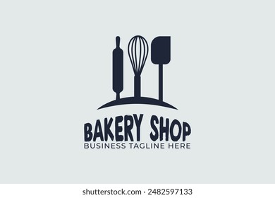 Diseño moderno del logotipo de la panadería