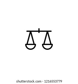 Modern balance icon