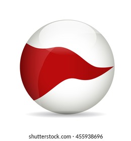 Modern ball. Vector illustration