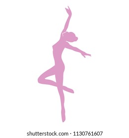 modern ballet dancer, logo icon