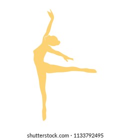 modern ballet dancer, logo icon