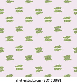 Modern Banana leaf seamless pattern with hand drawn tropical print. Summer art nature background. Vector illustration for seasonal textile prints, fabric, banners, backdrops and wallpapers.