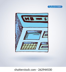  Modern bank terminal 