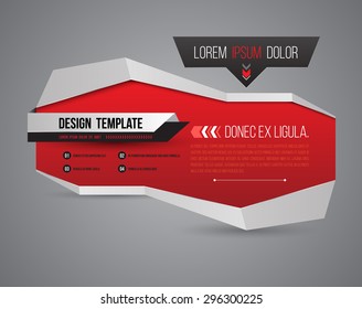 Modern banner 3D style. Vector illustration. Can use for promotion and advertising on printing and website.