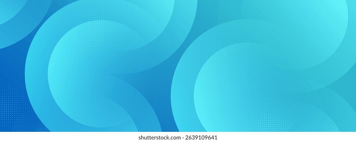 Modern banner background. Abstract frame blue gradations. Circle shape. Colorful. Vector illustration. eps 10