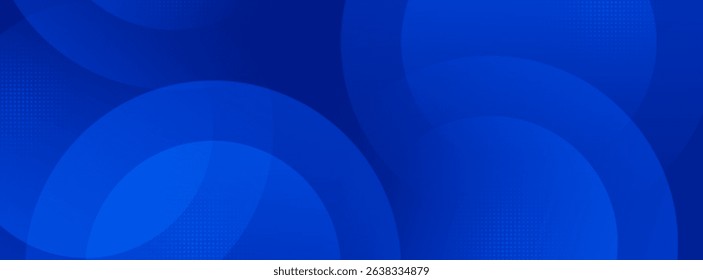 Modern banner background. Blue gradations. Circle shape . Circle shape. Abstract background. Trendy. Vector illustration