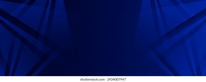 Fondo de pancarta moderno, degradado de patrón azul. Fondo geométrico, abstracto. Vector, eps10