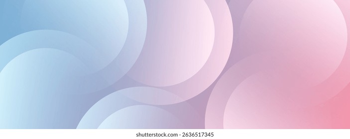Modern banner background, blue and pink gradations,circle shape,abstract memphis, trendy vector illustration,eps 10