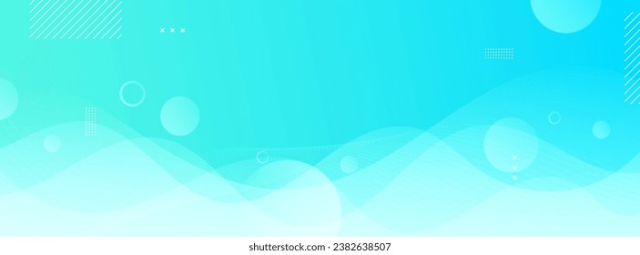 Modern banner background. bright color. colorful. blue gradation. wave . asbtract eps 10