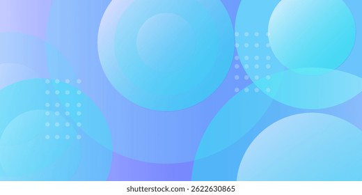 Modern banner background. colorful, blue and purple gradations, circles, eps 10