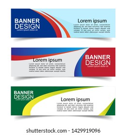 Modern  Banner Background. Creative Header Templates - Vector