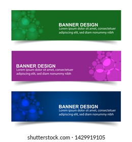 Modern  Banner Background. Creative Header Templates - Vector
