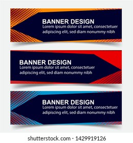 Modern  Banner Background. Creative Header Templates - Vector
