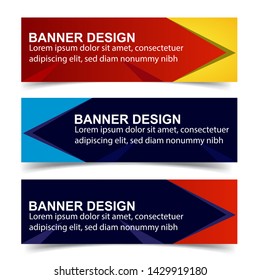 Modern  Banner Background. Creative Header Templates - Vector