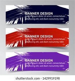 Modern  Banner Background. Creative Header Templates - Vector
