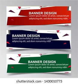 Modern  Banner Background. Creative Header Templates - Vector