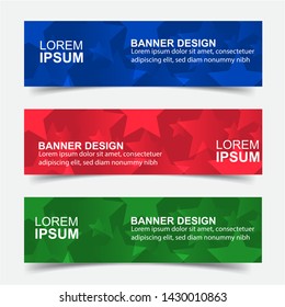Modern  Banner Background. Creative Header Templates - Vector