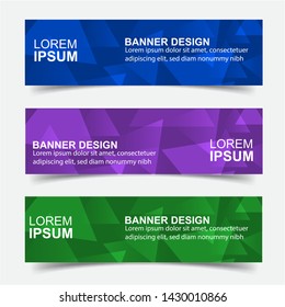 Modern  Banner Background. Creative Header Templates - Vector