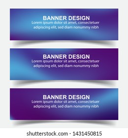 Modern  Banner Background. Creative Header Templates - Vector