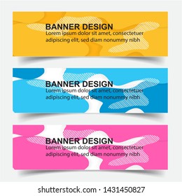 Modern  Banner Background. Creative Header Templates - Vector