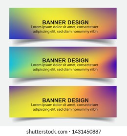 Modern  Banner Background. Creative Header Templates - Vector