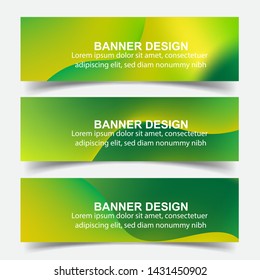Modern  Banner Background. Creative Header Templates - Vector