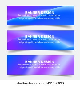 Modern  Banner Background. Creative Header Templates - Vector