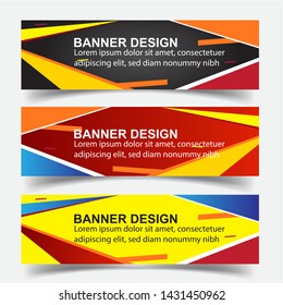 Modern  Banner Background. Creative Header Templates - Vector