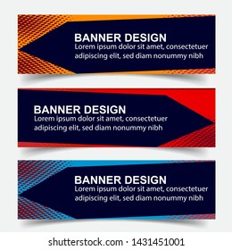 Modern  Banner Background. Creative Header Templates - Vector