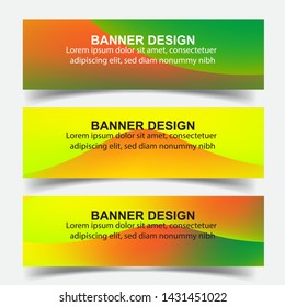 Modern  Banner Background. Creative Header Templates - Vector