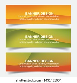Modern  Banner Background. Creative Header Templates - Vector