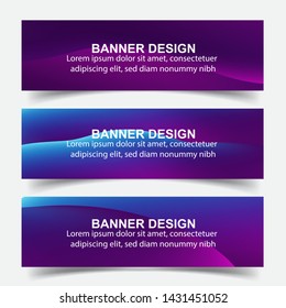 Modern  Banner Background. Creative Header Templates - Vector