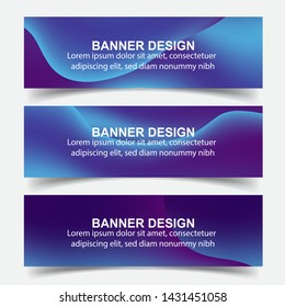 Modern  Banner Background. Creative Header Templates - Vector