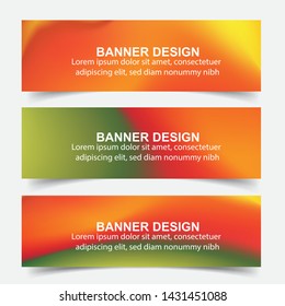 Modern  Banner Background. Creative Header Templates - Vector