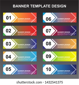Modern  Banner Background. Creative Header Templates - Vector