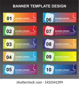 Modern  Banner Background. Creative Header Templates - Vector